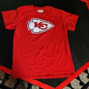 NFL Womens Red Team Logo T-Shirt Size S #5